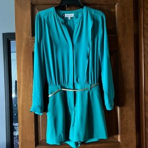 Jennifer Lopez Teal Romper (size 2)